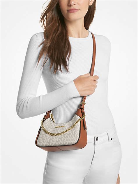 michael kors wilma small signature logo crossbody bag|Wilma Small Signature Logo Crossbody Bag .